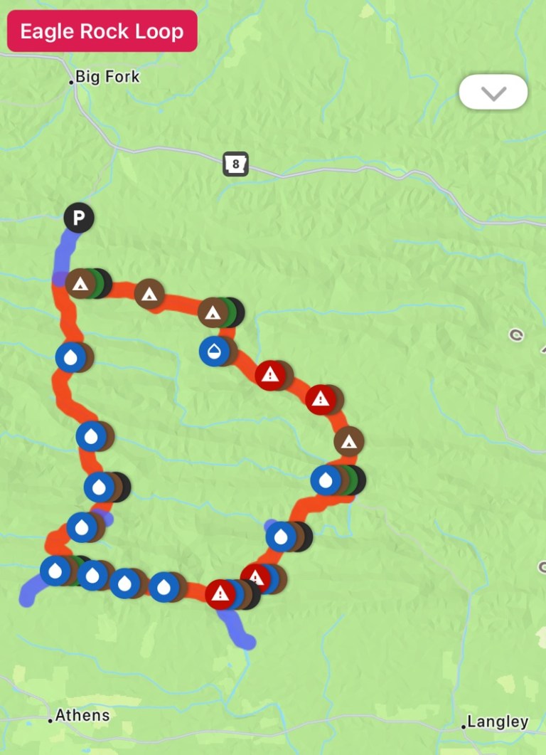 Eagle Rock Loop High Water Alternate in November 2024 – The Adventures ...